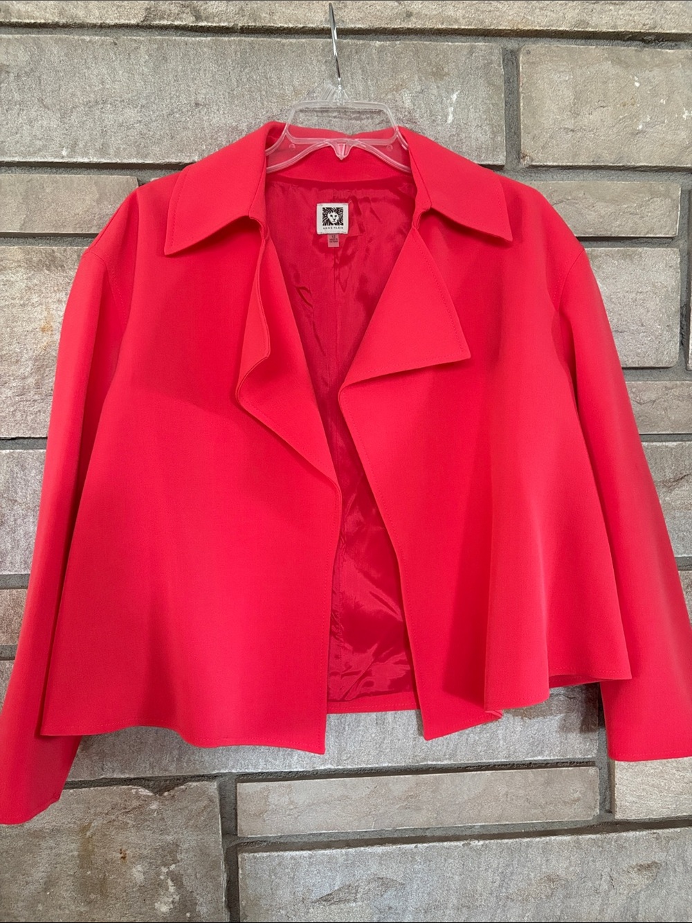 Anne Klein Coral Cropped Blazer